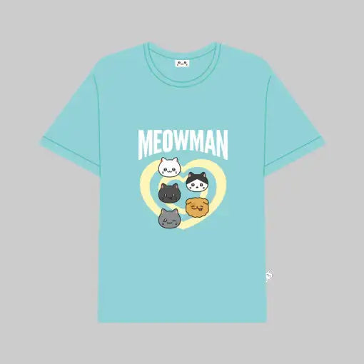 Meow Man - Short Sleeve T-Shirt - Webtoon Friends - Home & Living, Accessories - Harumio