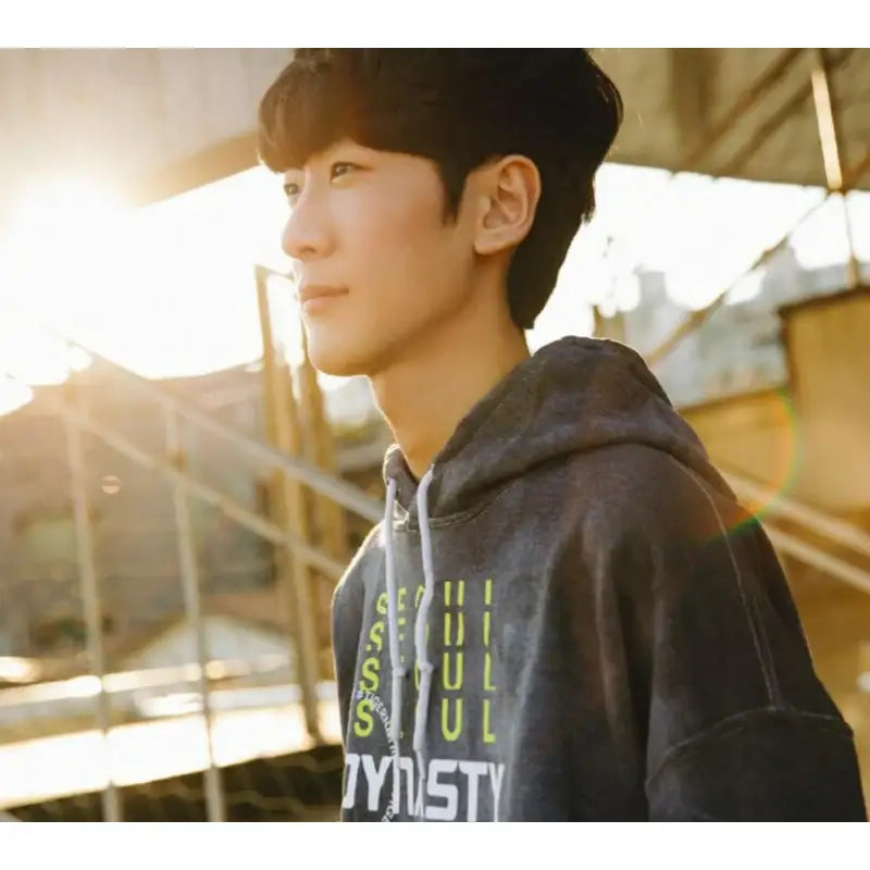 Seoul Dynasty - BlueGray Hoodie - Seoul Dynasty - Hoodie - Harumio