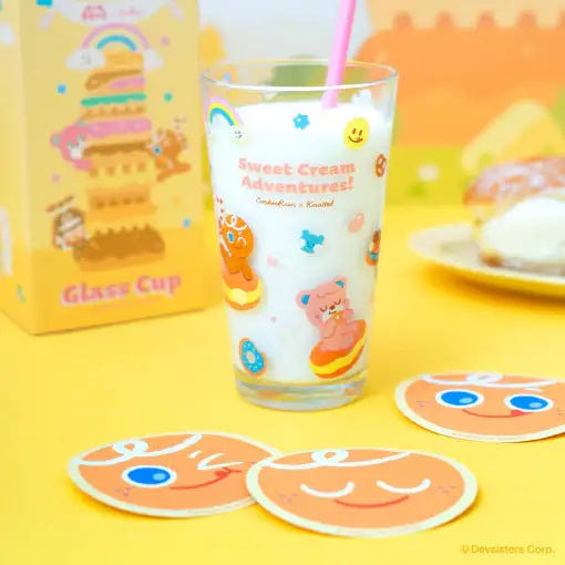 Cookie Run x Knotted - Glass Cup - Cookie Run - Glass Cup - Harumio