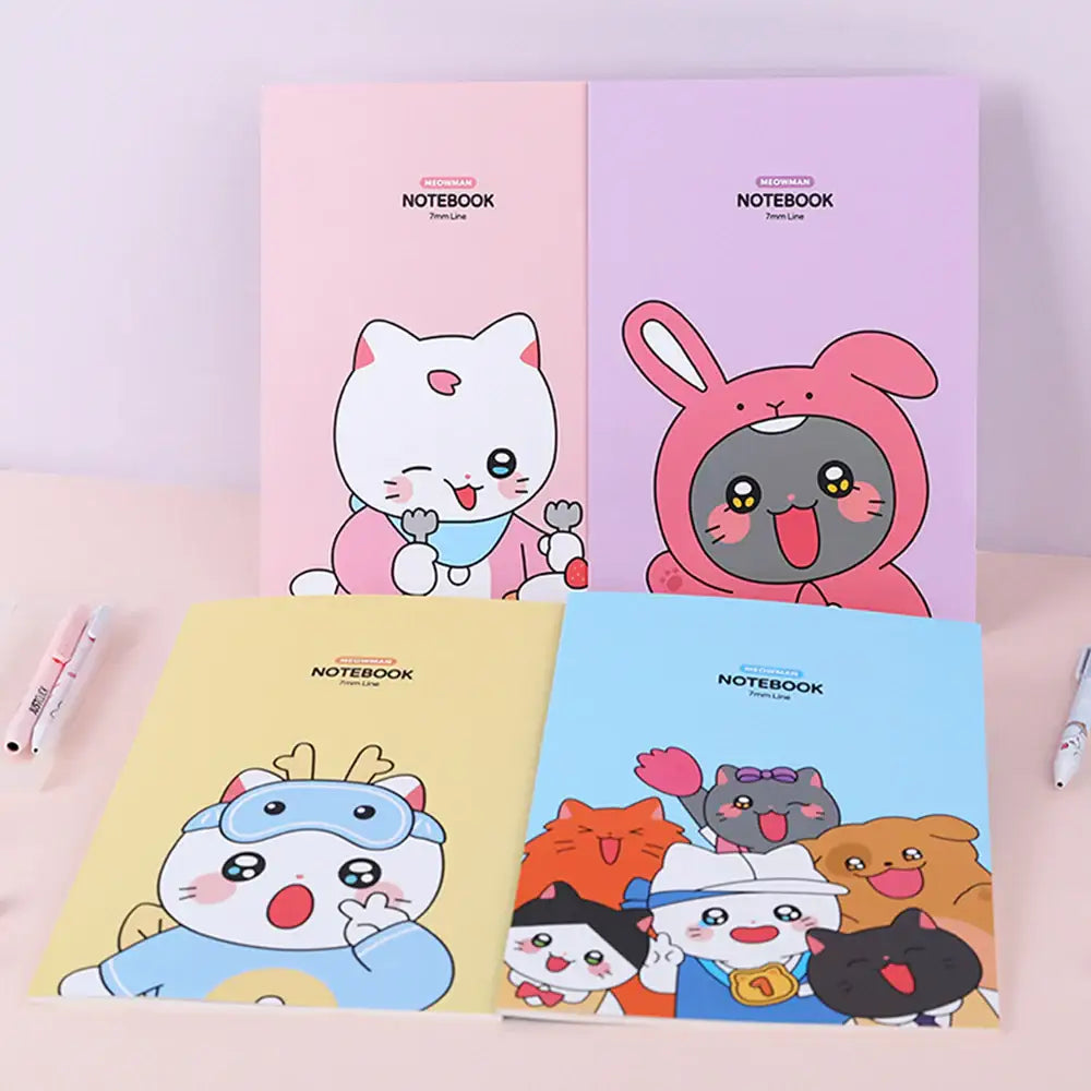Meow Man - B5 Notebook - Webtoon Friends - Home & Living, Accessories - Harumio