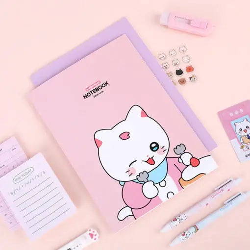 Meow Man - B5 Notebook - Webtoon Friends - Home & Living, Accessories - Harumio