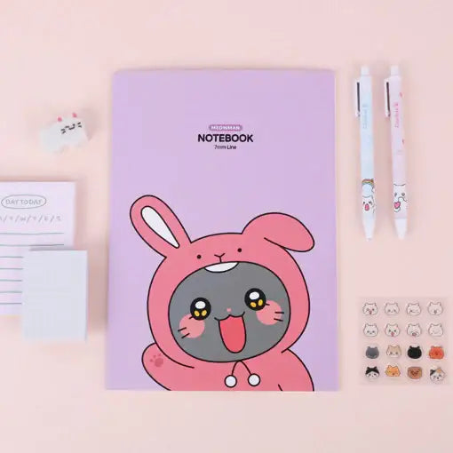 Meow Man - B5 Notebook - Webtoon Friends - Home & Living, Accessories - Harumio
