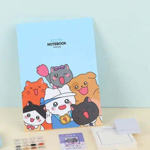 Meow Man - B5 Notebook - Webtoon Friends - Home & Living, Accessories - Harumio