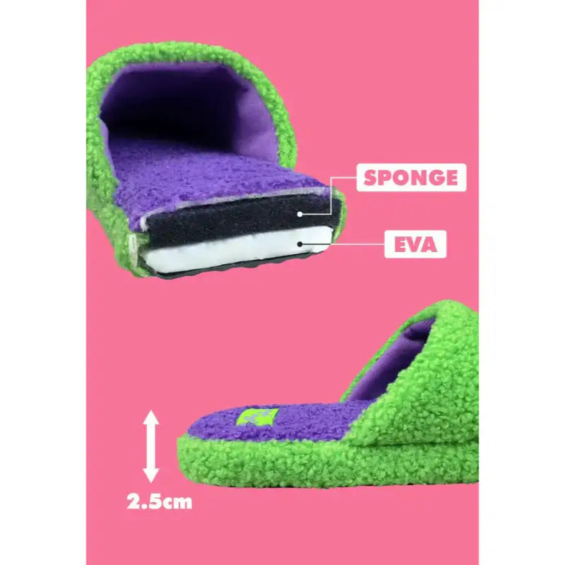 Wiggle Wiggle - Teddy Bear Fleece Home Slipper - Wiggle Wiggle - Home Slippers - Harumio