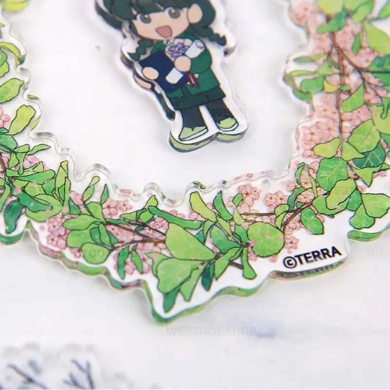 Spinach Bouquet - Acrylic Keyring - Webtoon Shop - Acrylic Keyring - Harumio