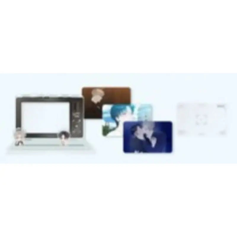 Sparkling Baby - Camera Acrylic Photocard Holder Stand Set - PolarFox - Acrylic Photo Card Holder - Harumio