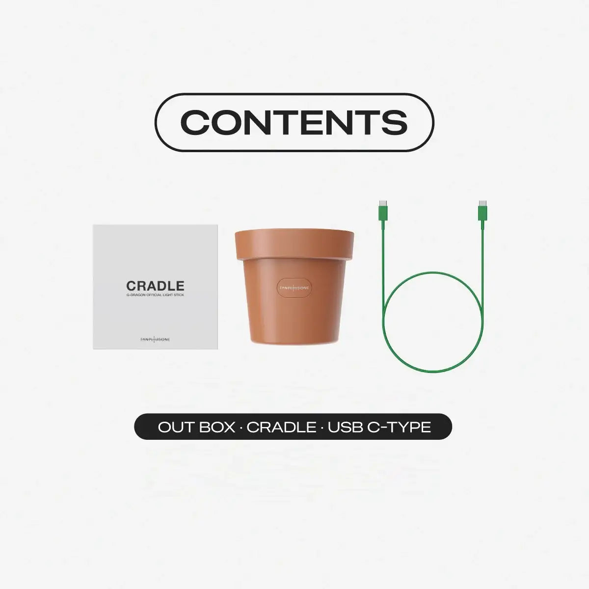 G-DRAGON - Official Light Stick Cradle - Withmuu - Light Stick Cradle - Harumio