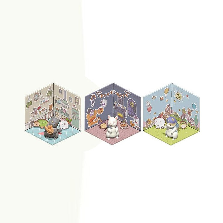 Cats and Soup X V-Square - Diorama Mini Figure