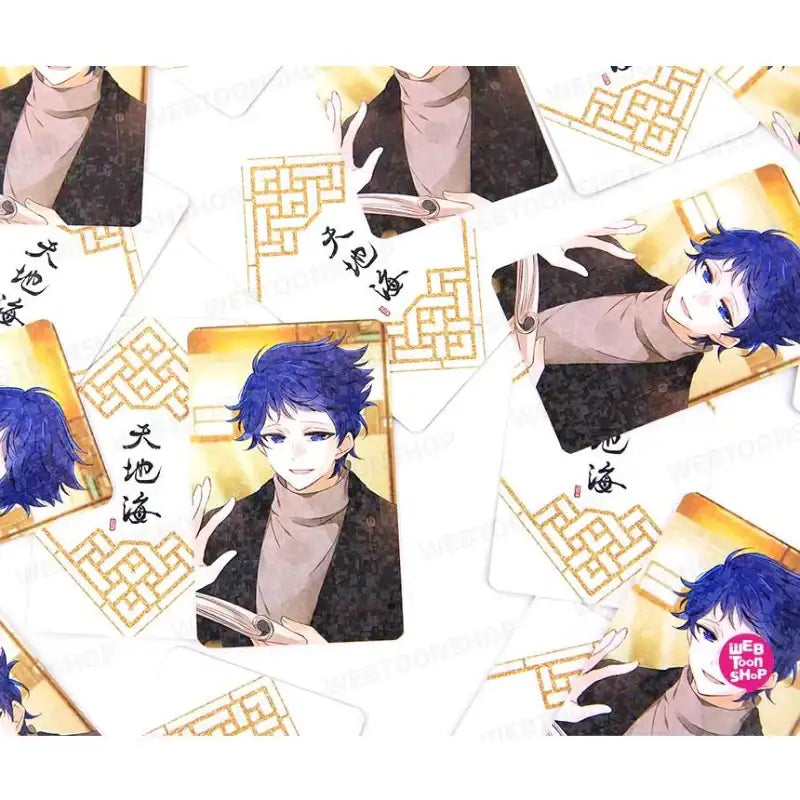 Heaven And Earth - Photo Card + Heart Button (Random) - Webtoon Shop - Accessories - Harumio
