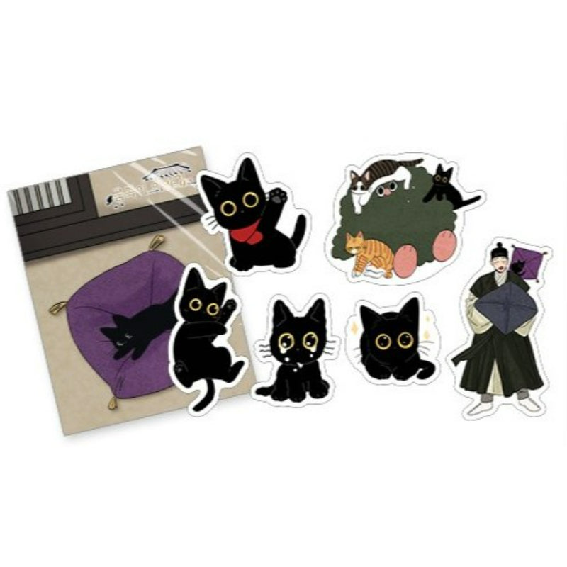 The Tale of Goldiluck, the Black Kitten x LIMITION - Removable Sticker Set - LIMITATION - Sticker - Harumio