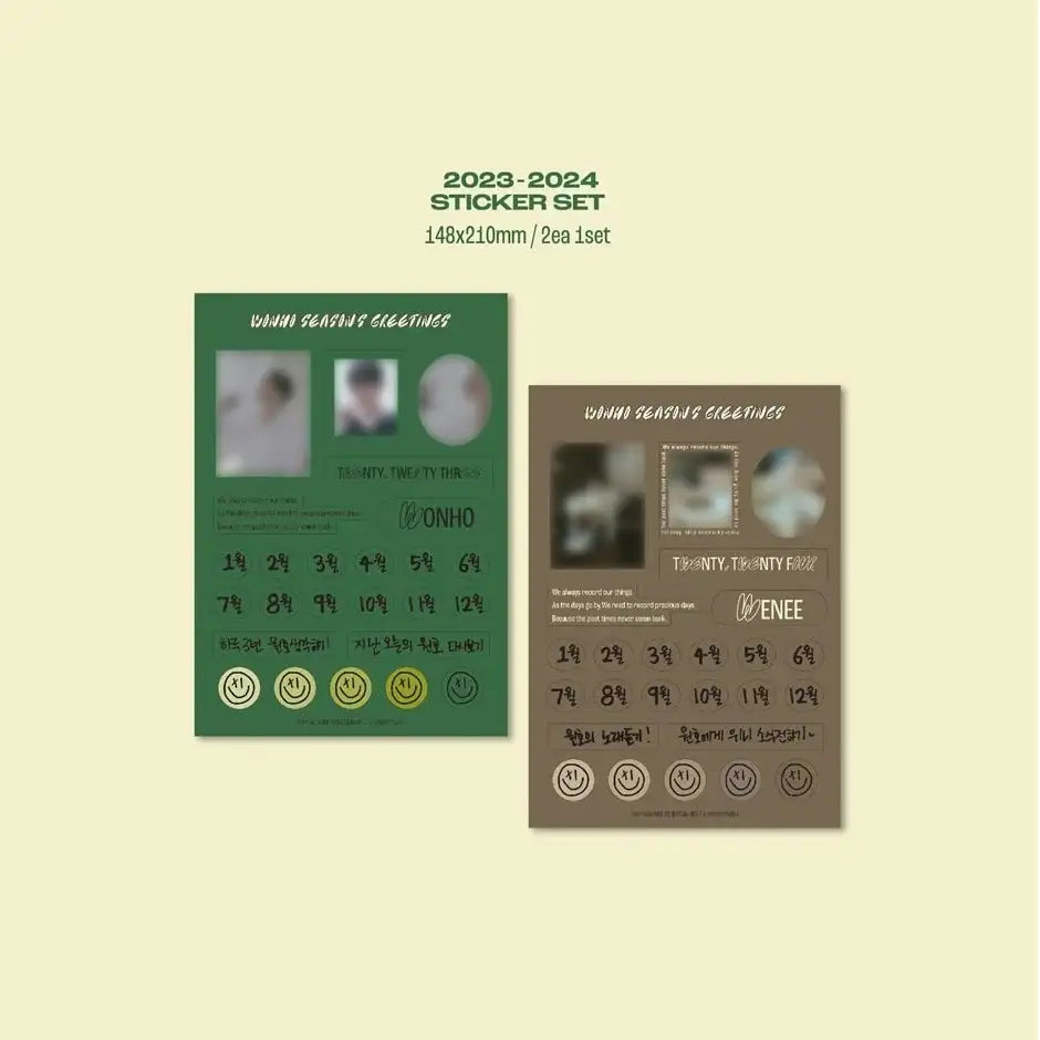 WONHO - Travel In 2023 / Vacation In 2024 : 2023 & 2024 Season's Greetings - Danal Entertainment / Highline Entertainment - Merchandise - Harumio
