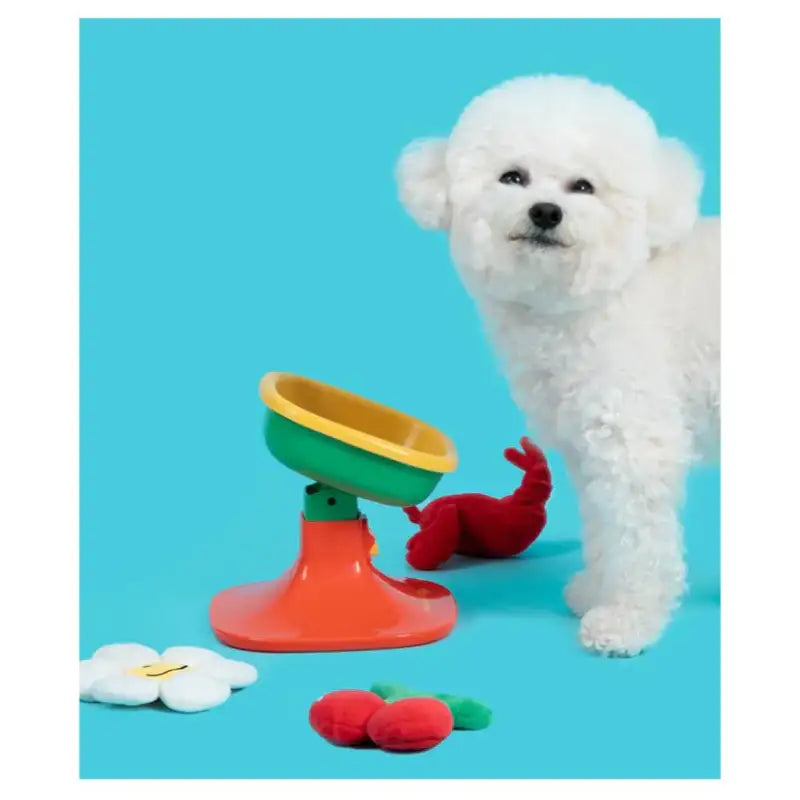 Wiggle Wiggle x Pethroom - Well Fit Table & Bowl Set - Wiggle Wiggle - Pet Supplies - Harumio