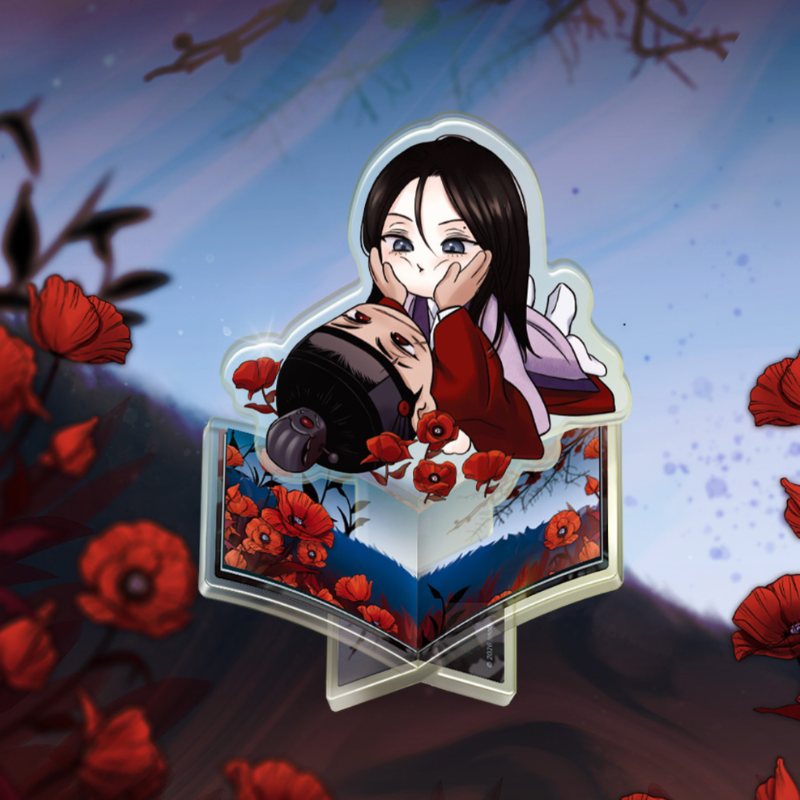 Steel Under Silk - Mini Pop-up Book Acrylic Stand