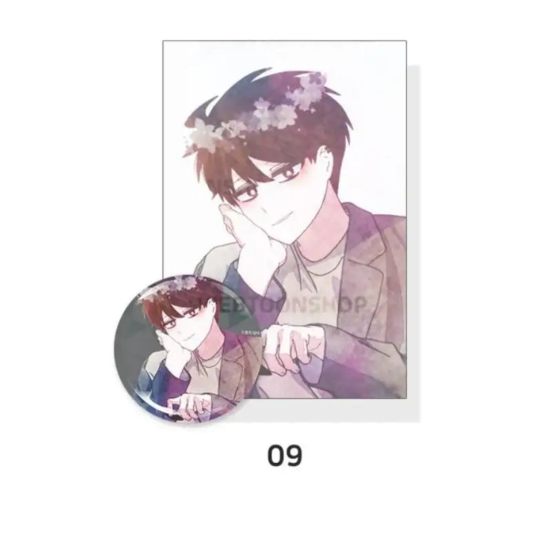 Surplus Commando - Postcard & Pin Button Set - Webtoon Shop - Accessories, Stationery - Harumio