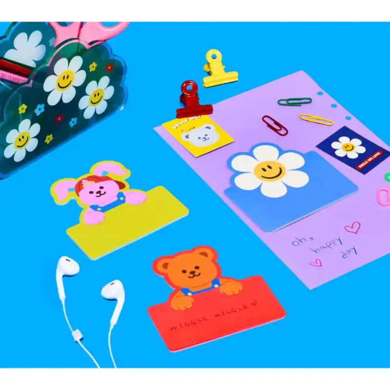 Wiggle Wiggle - Sticky Memo Set - Wiggle Wiggle - Stationary - Harumio