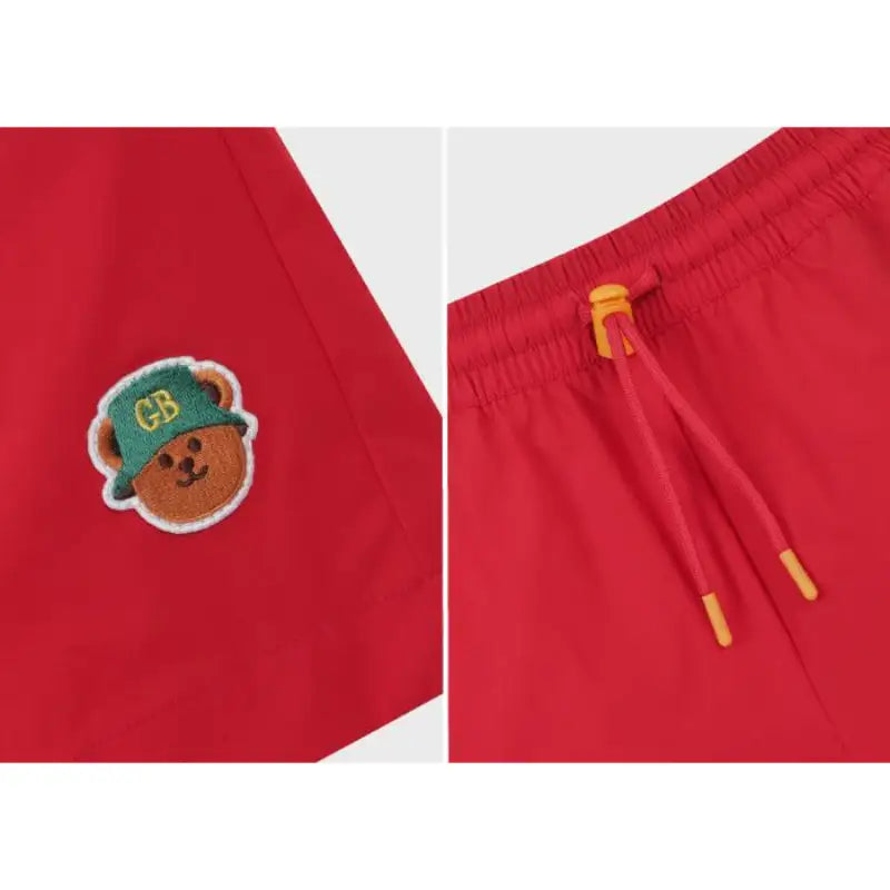 Wiggle Wiggle X Golden Bear - Nylon Woven Shorts - Wiggle Wiggle - Pants - Harumio
