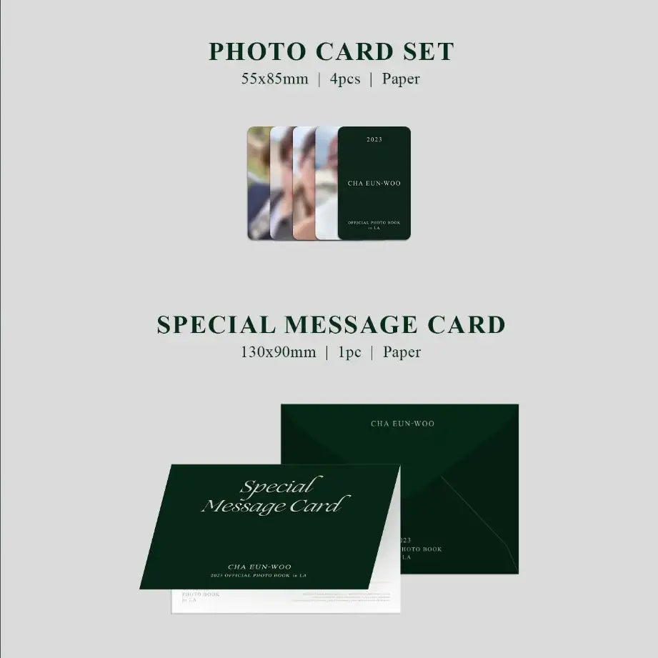 Cha Eun-Woo (ASTRO) - 2023 Official Photo Book in LA (B ver.) - Apple Music Co., Ltd. / Fantagio - Merchandise - Harumio