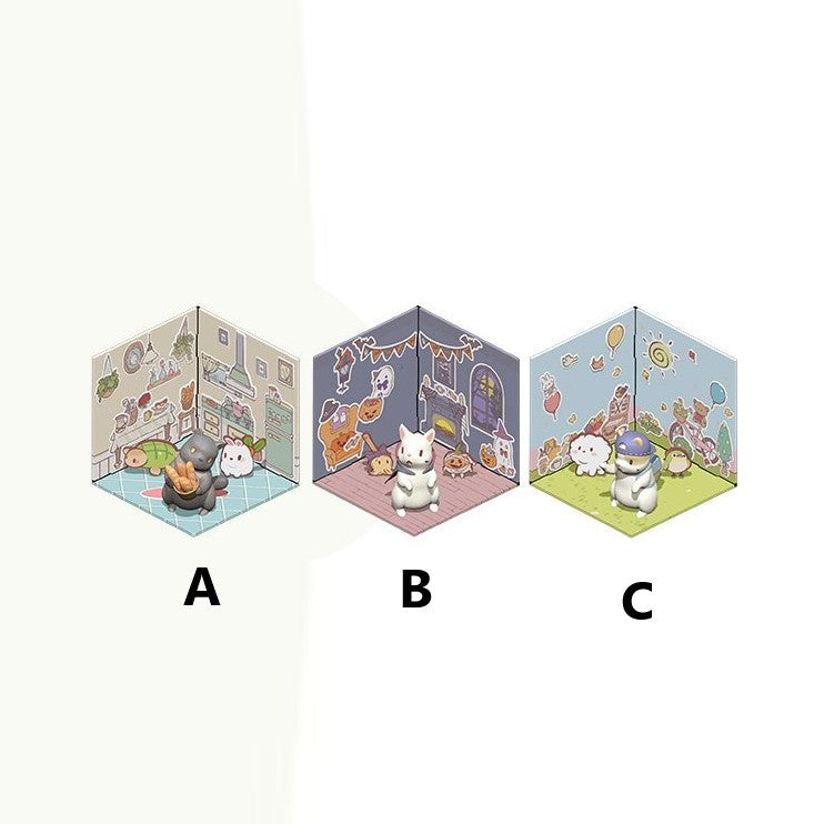 Cats and Soup X V-Square - Diorama Mini Figure