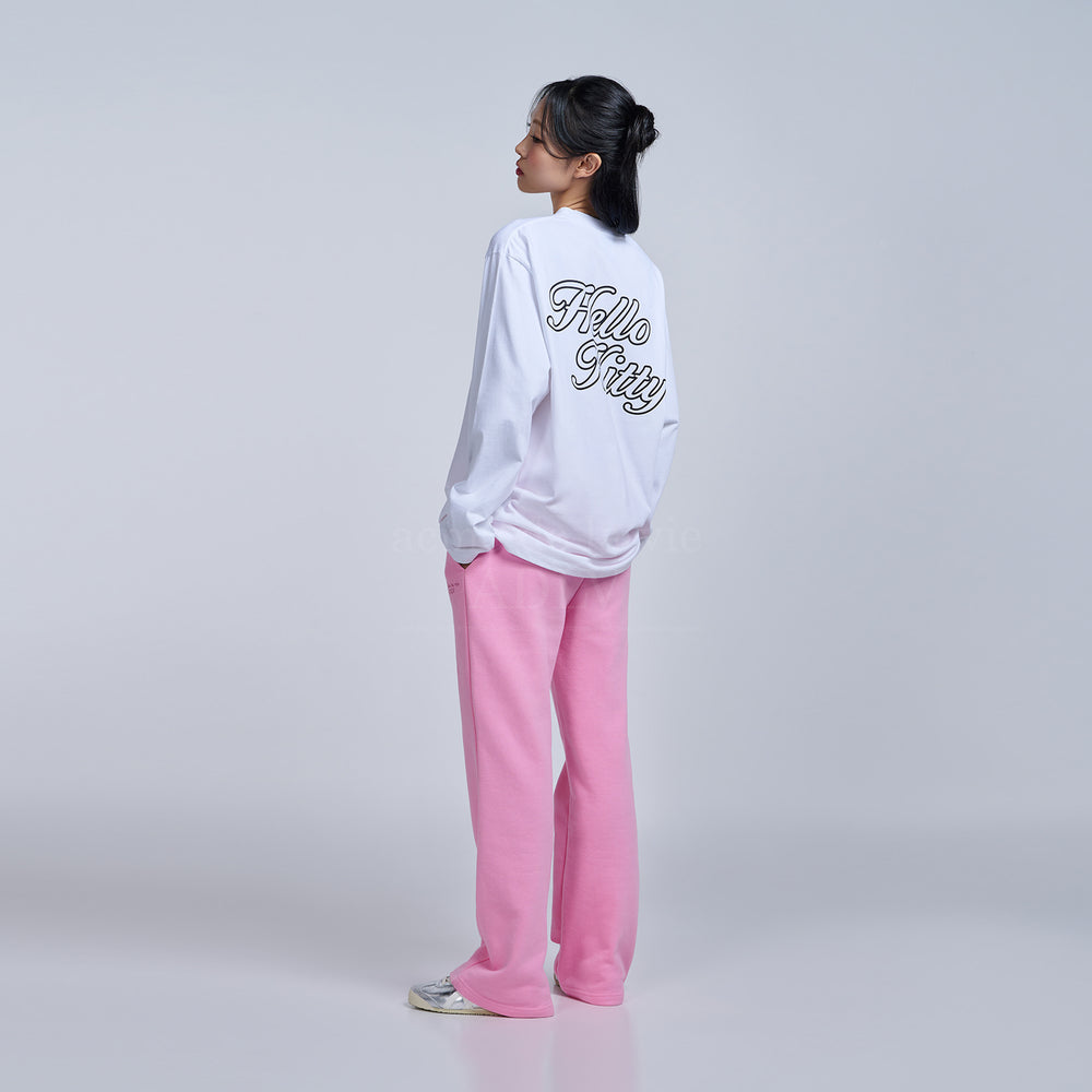 ADLV x Hello Kitty - Lettering Boots Cut Pants