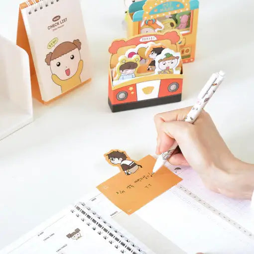Maru Is a Puppy - 4-Fold Index Sticky Note - Webtoon Friends - Home & Living, Accessories - Harumio