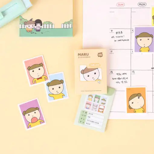 Maru Is a Puppy - ID Photo Sticker - Webtoon Friends - Home & Living, Accessories - Harumio