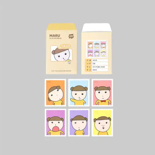 Maru Is a Puppy - ID Photo Sticker - Webtoon Friends - Home & Living, Accessories - Harumio