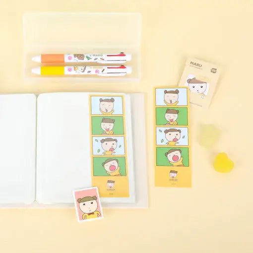 Maru Is a Puppy - 4-Cut Photo Sticker - Webtoon Friends - Home & Living, Accessories - Harumio