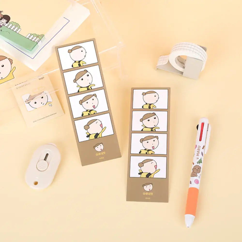 Maru Is a Puppy - 4-Cut Photo Sticker - Webtoon Friends - Home & Living, Accessories - Harumio