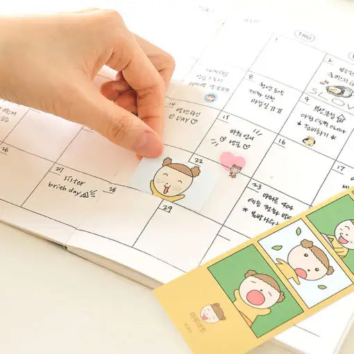 Maru Is a Puppy - 4-Cut Photo Sticker - Webtoon Friends - Home & Living, Accessories - Harumio