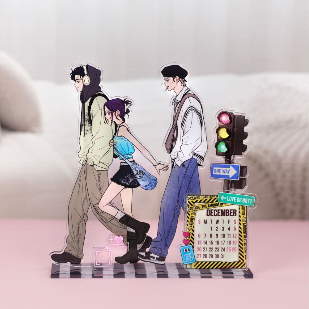 Webtoon Friends Originals - 2026 Acrylic Desk Calendar