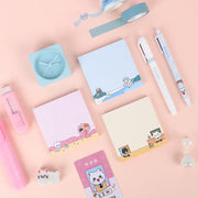 Meow Man - Square Notepad - Webtoon Friends - Home & Living, Accessories - Harumio