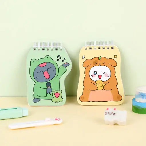 Meow Man - Shape Notebook - Webtoon Friends - Home & Living, Accessories - Harumio