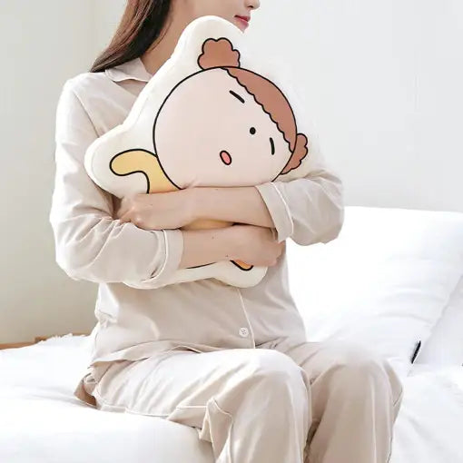 Maru Is a Puppy - Flat Cushion - Webtoon Friends - Home & Living, Accessories - Harumio