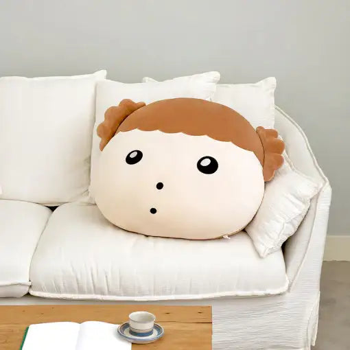 Maru Is a Puppy - Face Mochi Cushion - Webtoon Friends - Home & Living, Accessories - Harumio
