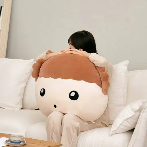 Maru Is a Puppy - Face Mochi Cushion - Webtoon Friends - Home & Living, Accessories - Harumio