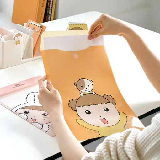 Maru Is a Puppy - Vertical Envelope File - Webtoon Friends - Home & Living, Accessories - Harumio