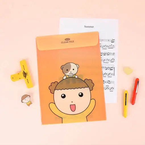Maru Is a Puppy - Vertical Envelope File - Webtoon Friends - Home & Living, Accessories - Harumio