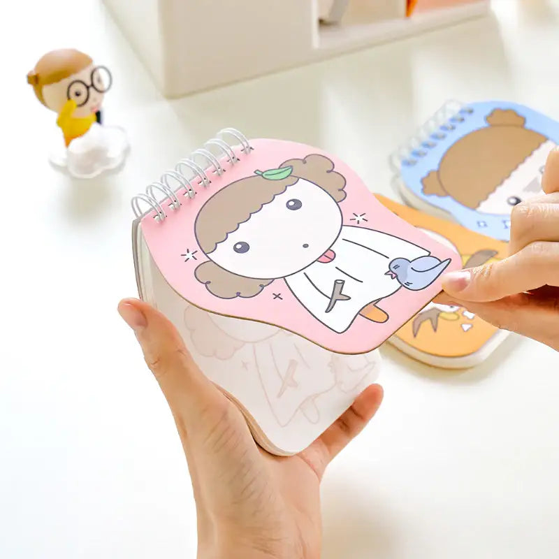 Maru Is a Puppy - Shape Notebook - Webtoon Friends - Notebooks - Harumio