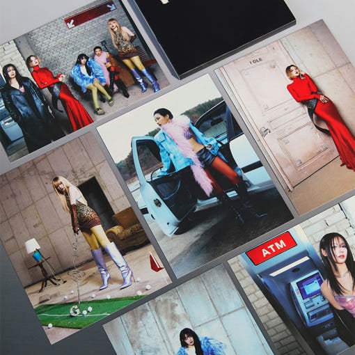 Line Friends - (G)I-DLE Minini Postcard Set - Line Friends - Postcard - Harumio