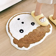 Maru Is a Puppy - Face Rug - Webtoon Friends - Home & Living, Accessories - Harumio