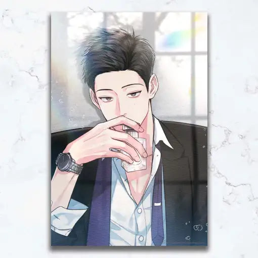 Between The Lines - Canvas Picture Frame - Official W - Illustrated Colored Paper - Harumio