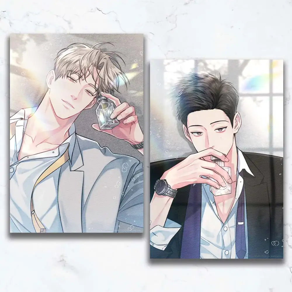 Between The Lines - Canvas Picture Frame - Official W - Illustrated Colored Paper - Harumio