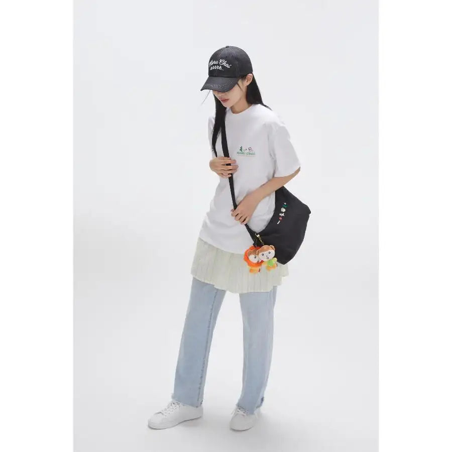 SPAO x Maru is a Puppy - Welcome to Marune Fruit Shop Lightweight Crossbody Bag - SPAO - Crossbody Bag - Harumio