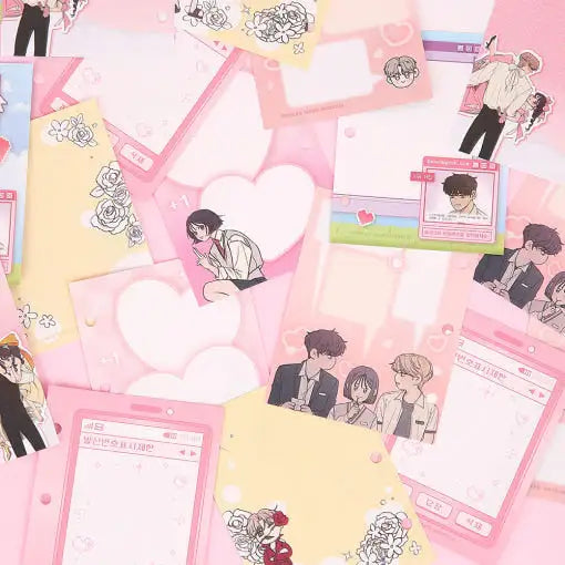 Operation: True Love - 3-Hole Note Inner Paper - Webtoon Friends - Paper - Harumio