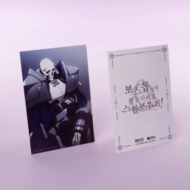 Act Like a Boss Monster, Mr. Swallow! - Postcard Set Vol.1 - D&C WEBTOON Biz - Postcards - Harumio