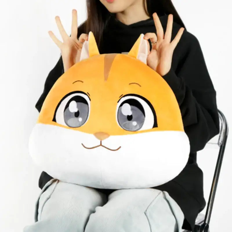 Baby Squirrel is Good at Everything - Beaty Face Cushion - Soone Content - Face Cushions - Harumio