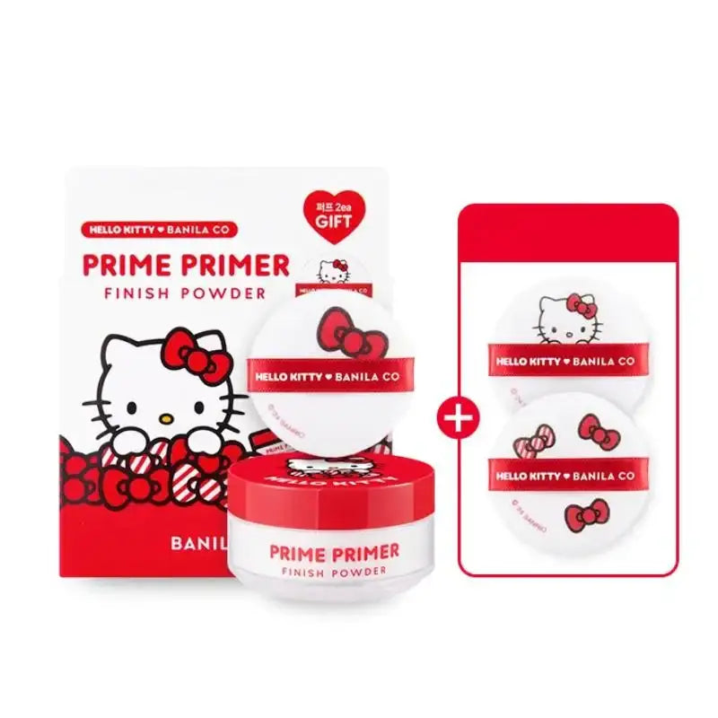 Banila Co x Hello Kitty - Prime Primer Finish Powder Set - Banila Co - Finish Powder - Harumio