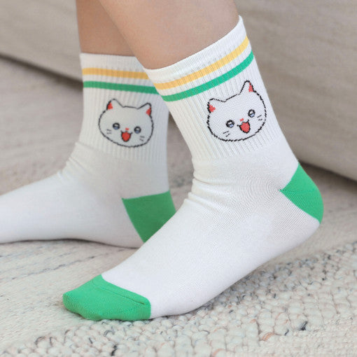 Meow Man - Middle Socks