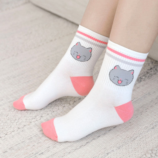 Meow Man - Middle Socks