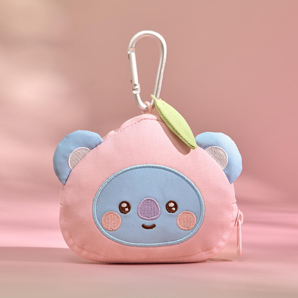 BT21: Peach Holic - Face Pouch Keyring